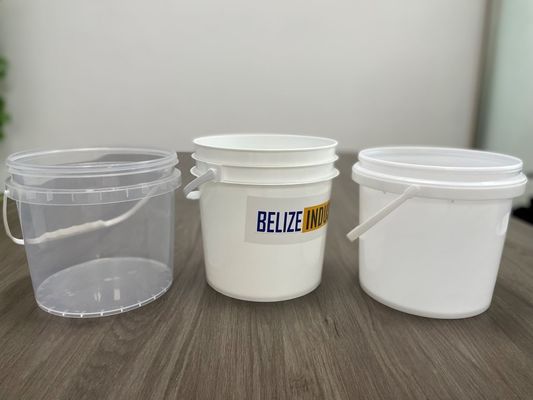 Personalizza YES 4L secchio di plastica con coperchio Soluzione di stoccaggio di salsa chimica