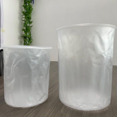 Liner rosso personalizzato per colla di verniciatura e liquido chimico in contenitore di secchi di plastica