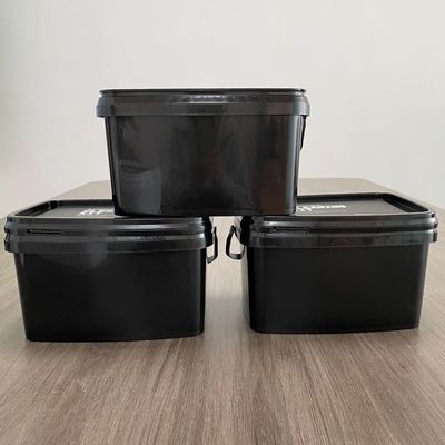 Contenitore di ghiaccio quadrato rosso certificato GAP/ISO/FDA con stampa e personalizzazione personalizzate