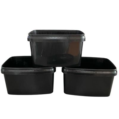 Bottile di plastica rettangolare per stampa chimica personalizzata con coperchio e manico 5L 10L 20L