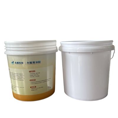 2 galloni 4 galloni di plastica trasparente di grado chimico secchio con coperchio e manico