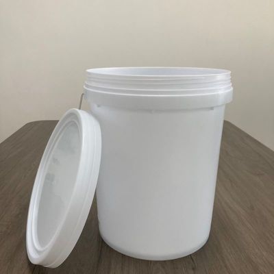 Bottine di plastica da 5 galloni con coperchio a vite e accessori a manico
