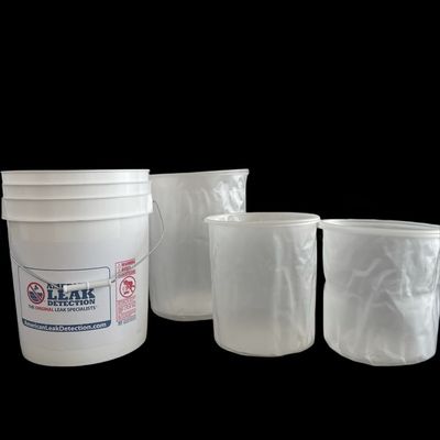 Rivestimenti in plastica monouso certificati GAP/ISO/FDA per la protezione dei secchi di vernice