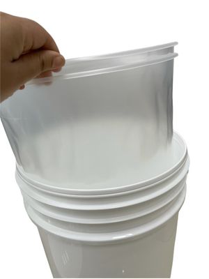 Personalizzare 5 Gallon Bucket Liner Bags Clear Liners per Round/Rectangle Paint Buckets