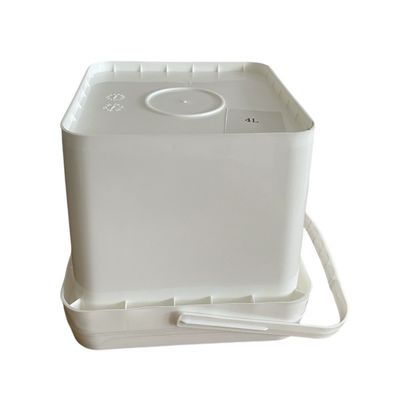 1 gallone di secchio quadrato con coperchio 4 litri Spessore da 1,0 a 2,5 mm Soluzione per lo stoccaggio degli attrezzi