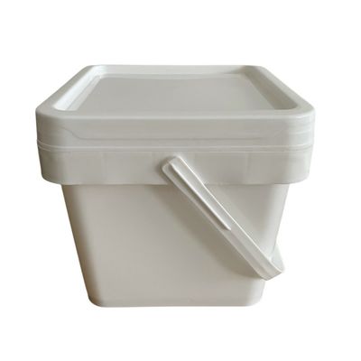 1 gallone di secchio quadrato con coperchio 4 litri Spessore da 1,0 a 2,5 mm Soluzione per lo stoccaggio degli attrezzi