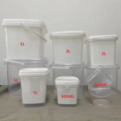 Barrel in plastica in formato quadrato su misura 1L 2L 3L 4L 5L 10L 15L 16L 18L 20L 25L PP per ingrosso