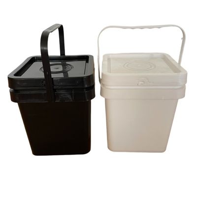 Bottile di plastica quadrata in HDPE chimico con materiale resistente e stampa personalizzata