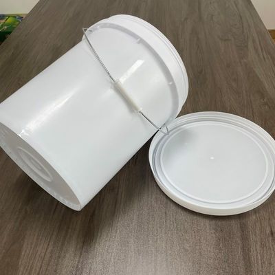 Vendita 20L secchio di plastica rotonda con coperchio a vite Stampa Silk Scream / trasferimento di calore / IML