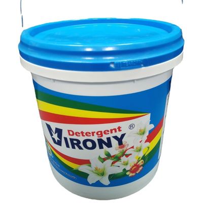 10,0 a 2,5 mm spessore secchio rotondo di plastica per detersivi in polvere secchio rotondo