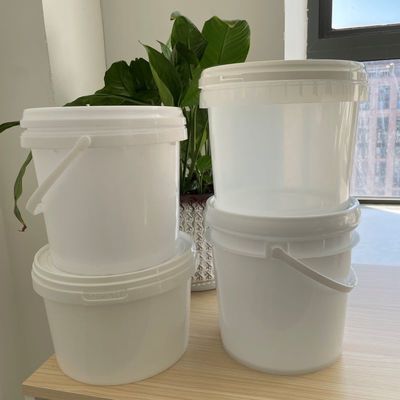 LOGO personalizzato 1L 2L 3L 4L Contenitore trasparente imballaggio secchio di plastica con coperchio