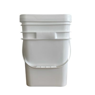 3L 4L 10L PP secchi quadrati di plastica con coperchio per la personalizzazione di qualità alimentare personalizzata