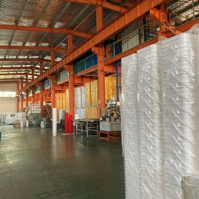 Snack Personalizzabile 3L Bucket di plastica bianca trasparente di qualità alimentare con coperchio e maniglia