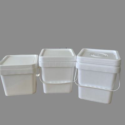 Acquario di plastica in HDPE rotondo o quadrato da 10 litri resistente e robusto spessore 1,0-2,5 mm