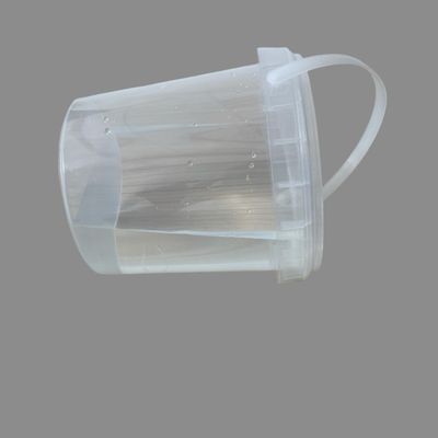 1L di PP di qualità alimentare di plastica secchi rotondi stampati su misura a prova di perdite spessore da 1,0 a 2,5 mm