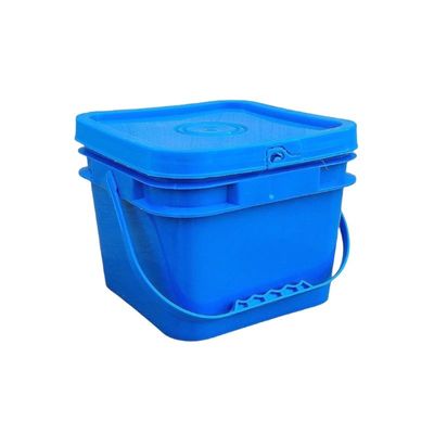 Bottile quadrato con coperchio e maniglia per contenitori alimentari in plastica