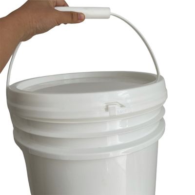 Casse di plastica a prova di manomissione da 5 galloni con coperchio e maniglia Soluzione di stoccaggio essenziale