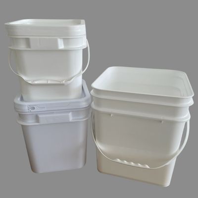 5L 6L 8L 10L 15L 18L 20L Scafo Materiale PP Nero Plastico Quadrato Scafo Strumento Personalizzare