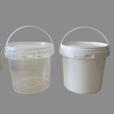 Personalizzare 1L 2L 3L 1 Gallone Food Grade incrollabile secchi di plastica trasparente per industriali