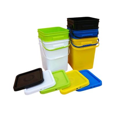 Certificato GAP/ISO/FDA 4L 5L 10L 15L 16L 18L 20L 25L secchio di plastica in PP di grado alimentare