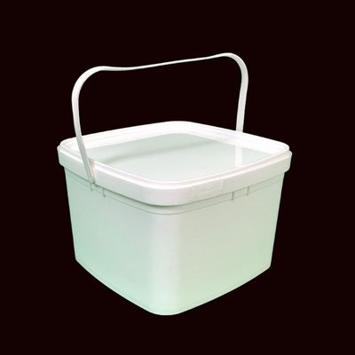Scafo rotondo o quadrato personalizzare 3L cubo di plastica quadrato con facile apertura e chiusura del coperchio