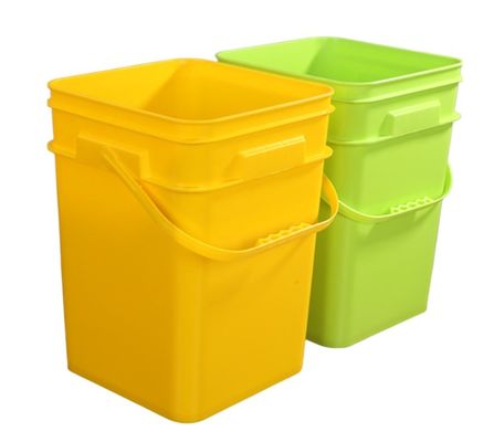 Scafo di plastica quadrata con maniglia colore personalizzato cerchio rotondo o quadrato GAP/ISO/FDA