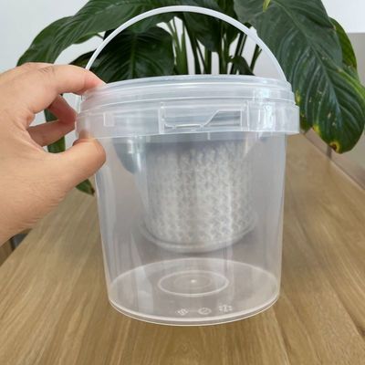 Contenitore di gelato in plastica resistente e personalizzato