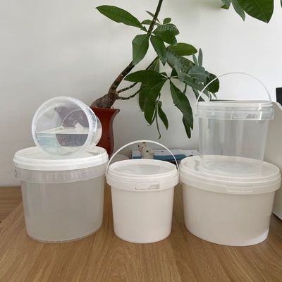 500 ml di secchio rotondo in plastica in PP con coperchio e maniglia per il contenitore di conservazione del burro di arachidi