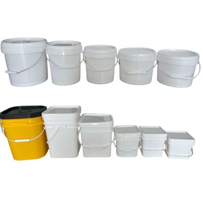 1-20L secchio con manico e coperchio facile da aprire contenitore di imballaggio a tamburo di qualità alimentare