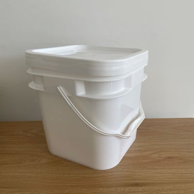 Fornire secchio di plastica trasparente per semina quadrato o rotondo utensile secchio di plastica