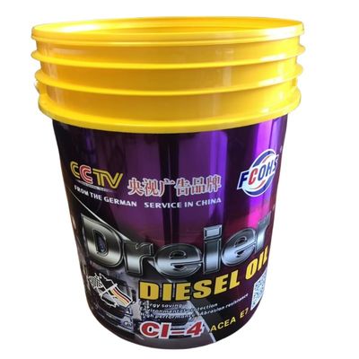 Bottile di plastica da 20 litri con coperchi di sbuco e spessore personalizzato da 1,0 a 2,5 mm