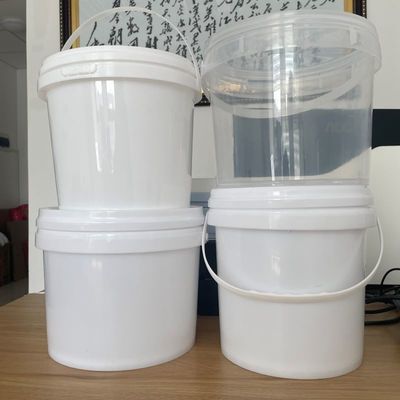 1 litro di secchio di plastica trasparente con coperchio perfetto per l'imballaggio del miele OEM / ODM