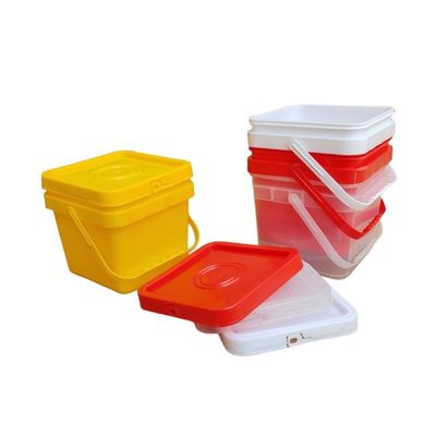 Alimenti per animali personalizzati Imprimito Scafo quadrato Scafo quadrato in plastica con coperchio Durabile e resistente