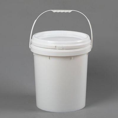 5L 20L cilindri rotondi di plastica scatole di materiale PP secchio per vernice quadrato o design rotondo