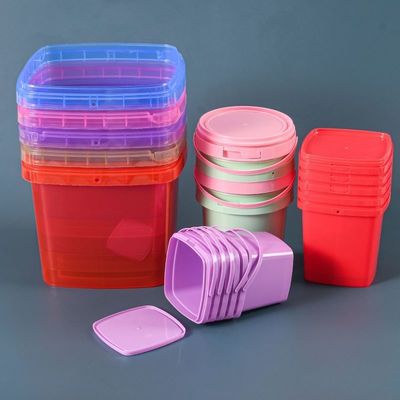 Contenitore alimentare per spezie, sottaceti, con coperchio e maniglia per la stampa su vetrina di seta/trasferimento termico/IML