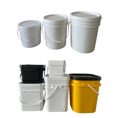 Contenitore quadrato colorato su misura con coperchio e maniglia GAP/ISO/FDA Certificato Perfetto