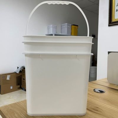 Contenitore quadrato colorato su misura con coperchio e maniglia GAP/ISO/FDA Certificato Perfetto