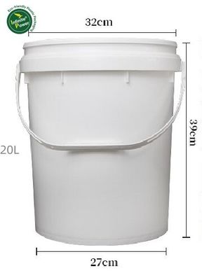 Bottile e secchio di plastica giallo per 1L 2L 3L 4L 5L 8L 10L 15L 18L 20L Capacità