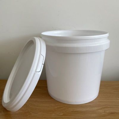 Botti di plastica rotondi o quadrati da 5 litri con maniglia di ferro personalizzabili e durevoli