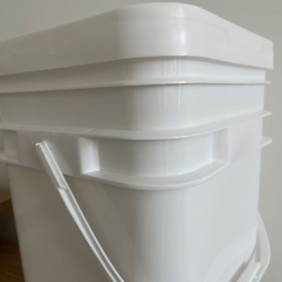 5L-20L Scafo quadrato di plastica con stampa personalizzata e materiale in polipropilene
