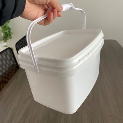 Manico in polipropilene Bottine quadrate di plastica 4L 5L 6L 8L 10L per il trasporto di bevande