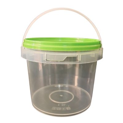 Botti di plastica rotondi per uso alimentare da 500 ml a 750 ml, da 1 litro e 1,5 litri, con coperchio e maniglia