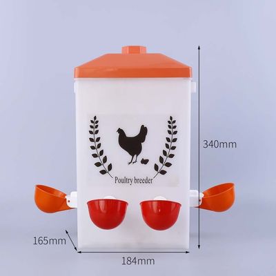 Bottile di plastica quadrata a prova di perdite per l'acqua e l'alimentazione degli animali Spessore da 1,0 a 2,5 mm