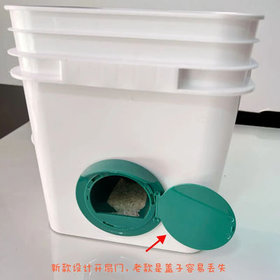Bottile di plastica quadrata a prova di perdite per l'acqua e l'alimentazione degli animali Spessore da 1,0 a 2,5 mm