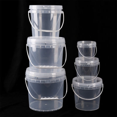 LOGO Stampato quadrato PP Plastic Bucket Mini Bucket per secchioni Copri e maniglie