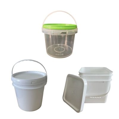 Stampa a tela di seta/trasferimento di calore/IML 1L-5L secchio di plastica trasparente con coperchio