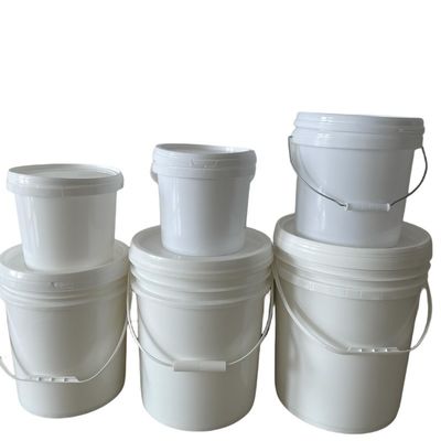 Personalizzare piccole vaschette di plastica bianca con coperchio 1L 2L 3L 4L 5L e campione gratuito incluso