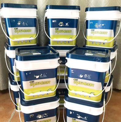 2L/4L/5L/8L/10L/15L/18L contenitore PP secchio di plastica 5 galloni secchio quadrato con coperchio