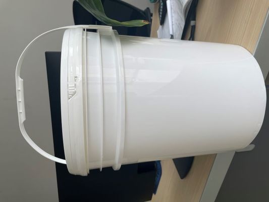 Contenitore rotondo da 6,5 galloni 25 litri secchio di plastica con coperchio e spessore da 1,0 a 2,5 mm