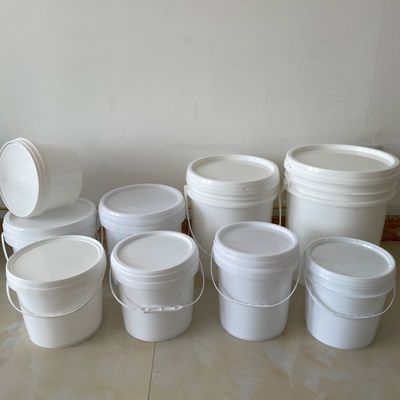 Barattolo di vernice da 18 litri con coperchio e maniglia in polipropilene/HDPE resistente al manomissione